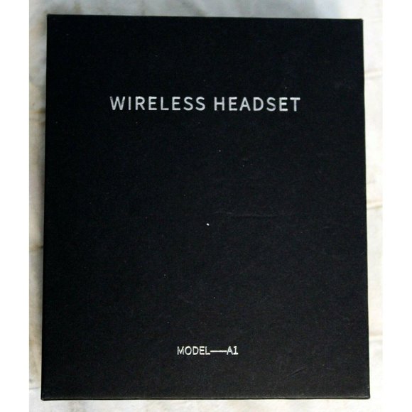 Ture Wireless Stereo Earbuds Black Wireless Headset w/ Case Accessories Model A1 - Picture 11 of 12